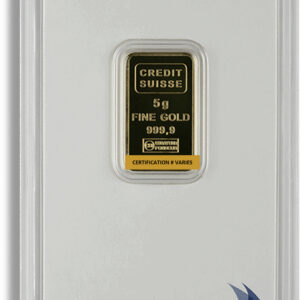 5 gram Gold Bar – Credit Suisse (Carded)