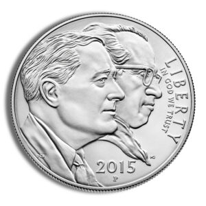 2015-P $1 March of Dimes Silver Commem – BU