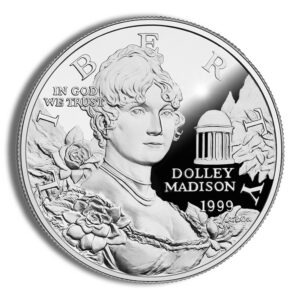 1999-P $1 Dolley Madison Silver Commem – Proof