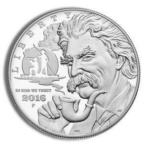 2016-P $1 Mark Twain Silver Commem – Proof