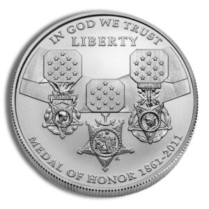 2011-S $1 Medal of Honor Silver Commem – BU