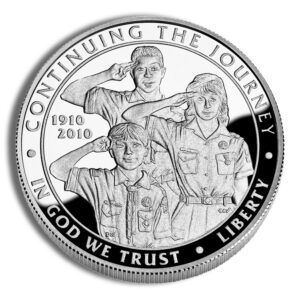 2010-P $1 Boy Scouts Silver Commem – Proof