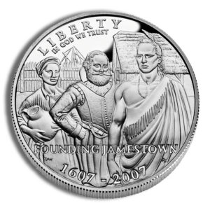 2007-P $1 Jamestown Silver Commem – Proof