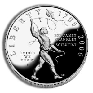 2006-P $1 Franklin Scientist Silver Commem – Proof