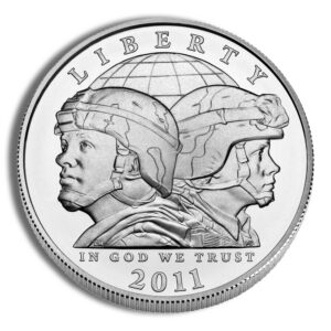 2011-S $1 US Army Silver Commem – BU