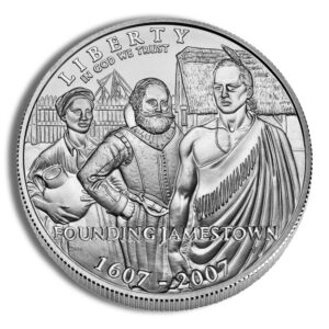 2007-P $1 Jamestown Silver Commem – BU