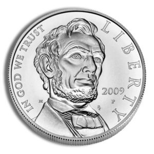 2009-P $1 Abraham Lincoln Silver Commem – BU