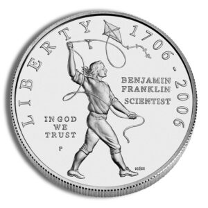 2006-P $1 Franklin Scientist Silver Commem – BU