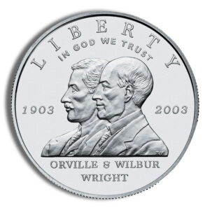 2003-P $1 First Flight Silver Commem – BU