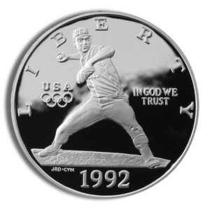 1992-S $1 Olympic Silver Commem – Proof