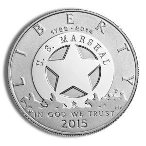 2015-P $1 U.S. Marshals Silver Commem – Proof