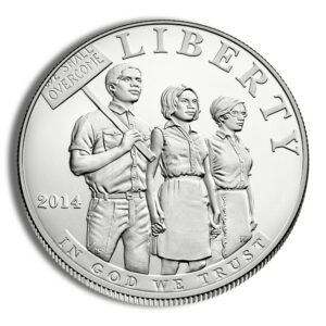 2014-P $1 Civil Rights Act Silver Commem – BU