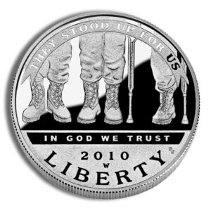 2010-W $1 Disabled Veterans Silver Commem – Proof