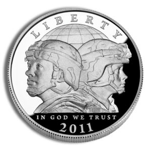 2011-P $1 US Army Silver Commem – Proof