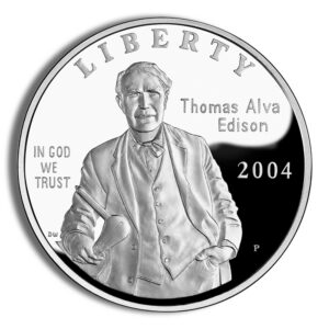 2004-P $1 Thomas A. Edison Silver Commem – Proof