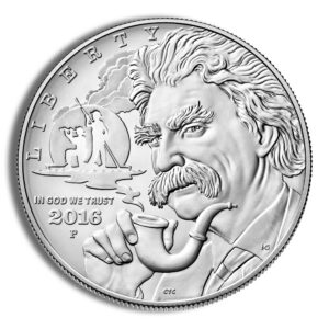 2016-P $1 Mark Twain Silver Commem – BU