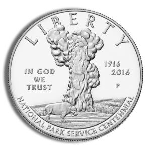 2016-P $1 National Park Service Centennial Silver Commem – Proof