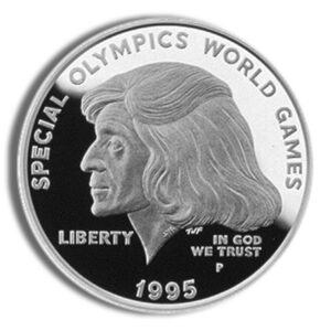 1995-P $1 Special Olympics Silver Commem – Proof