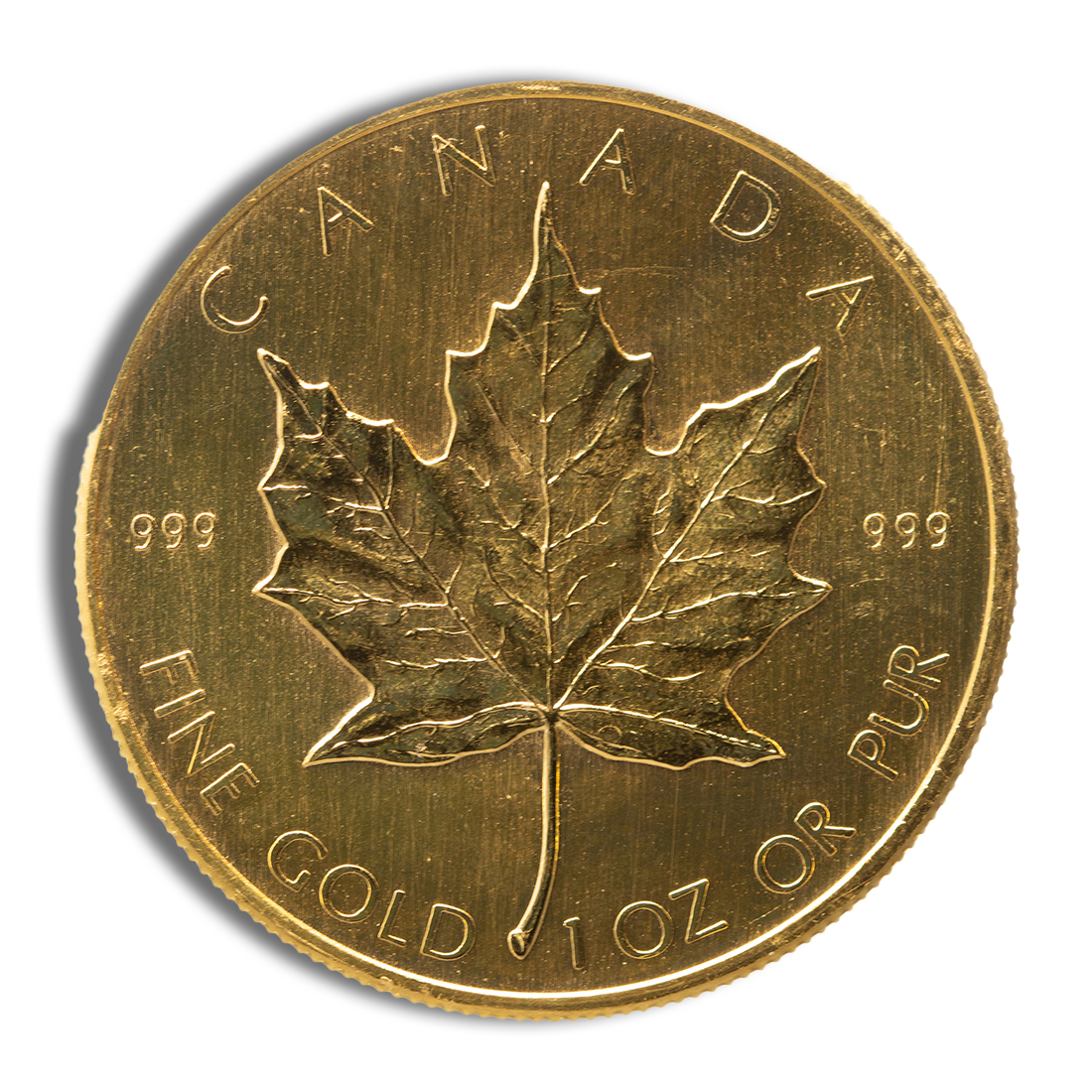 1 oz .999 Gold Maple Leaf (Year Varies)