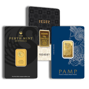 10 gram Gold Bar – Brand Varies (Carded)