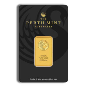 20 gram Gold Bar – Perth Mint (Carded)