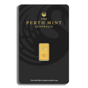 1 gram Gold Bar – Perth Mint (Carded)