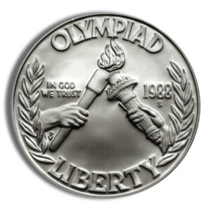 1988-S $1 Olympic Silver Commem – Proof