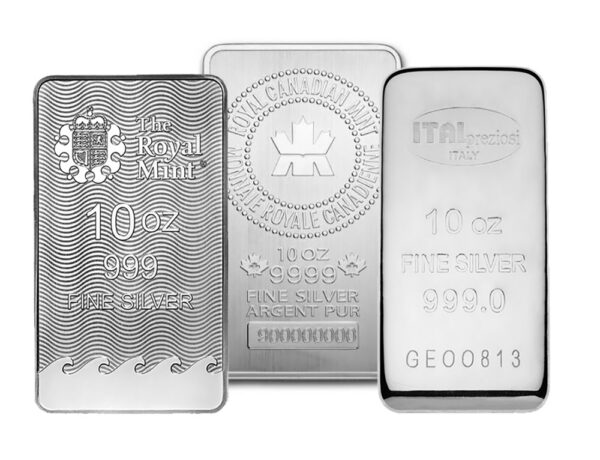 Agate 10 oz brand-varies silver bar