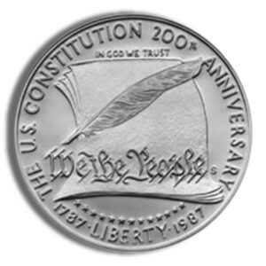 1987-S $1 Constitution Silver Commem – Proof