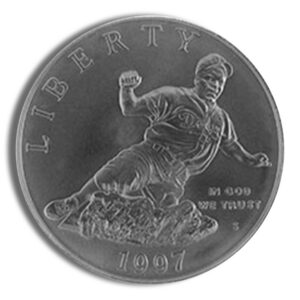 1997-S $1 Jackie Robinson Silver Commem – Proof