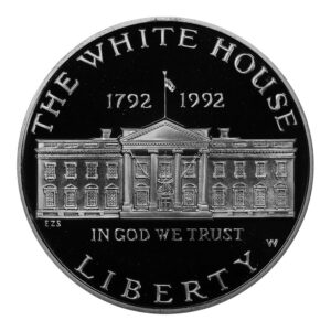 1992-W $1 White House Silver Commem – Proof