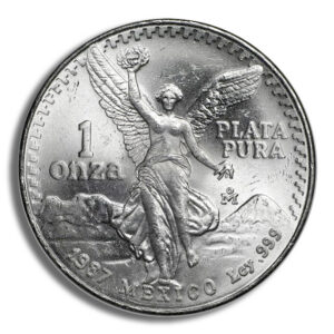 1987 1 oz Silver Mexican Libertad - BU