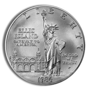 1986-P $1 Statue of Liberty Silver Commem - BU