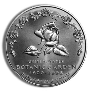 1997-P $1 Botanic Garden Silver Commem – BU