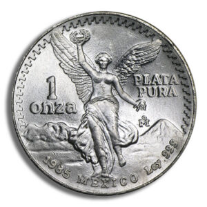 1985 1 oz Silver Mexican Libertad - BU