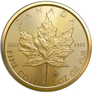 1 oz .9999 Gold Maple Leaf (Year Varies)