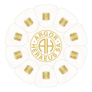 10 x 1 gram Argor Heraeus “Goldseed” Gold Multi-Bar