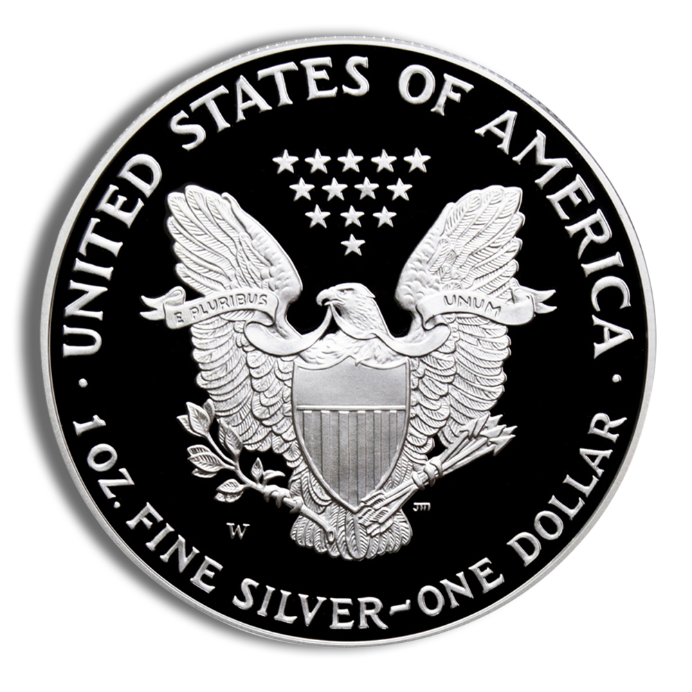 2008-W Proof Silver Eagle with Box & COA