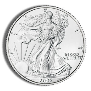 2005 Silver American Eagle – BU