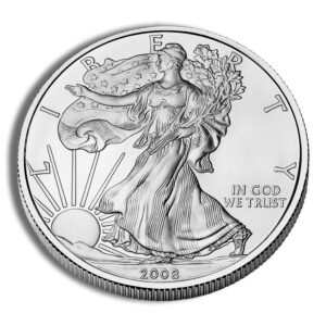 2008 Silver American Eagle – BU