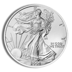 2004 Silver American Eagle – BU