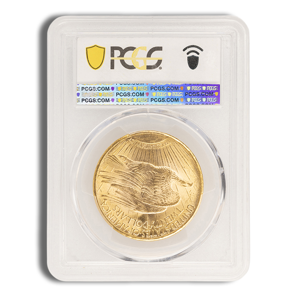 $20 Gold Saint-Gaudens Double Eagle - PCGS MS63