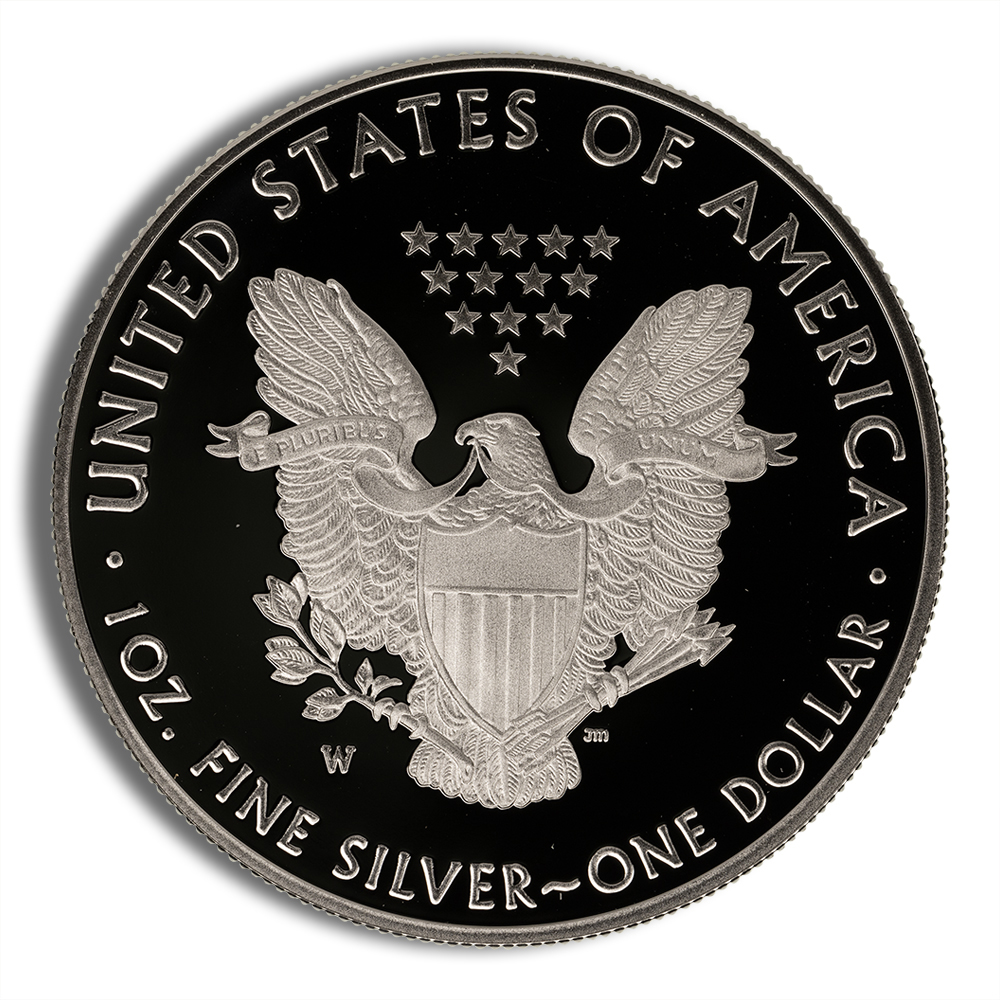 2018-W Proof Silver Eagle with Box & COA