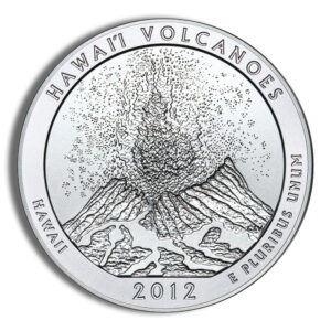 2012-P 5 oz ATB Hawaii Volcanoes Silver Coin – Burnished (Cap Only)
