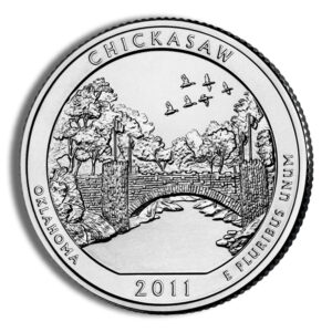 2011 5 oz ATB Chickasaw Silver Coin – BU