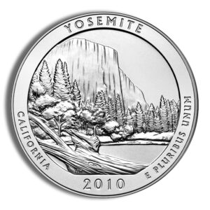 2010 5 oz ATB Yosemite Silver Coin – BU