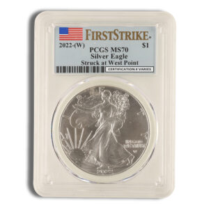 2022 Silver Eagle PCGS MS70 – West Point