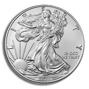 2021 Silver American Eagle – BU (Type 2)