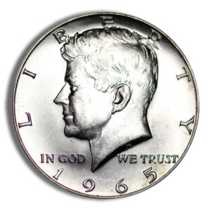$1 FV 40% Silver Kennedy Half Dollars (1965-1969) – BU