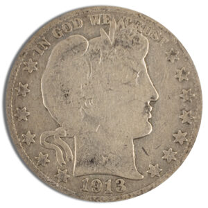 $1 FV 90% Silver Barber Half Dollars – Avg Circ